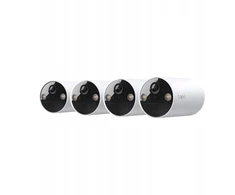 TP-Link TAPO C410 SMART WIRE-FREE SECURITYCAMERA (4 vienetų pakuotė), 1/2,8 colio progresyvaus skenavimo „Starlight“ CMOS jutiklis, židinio nuotolis: 3,17 mm, diafragma: F1,65, matymo laukas: 125° (įstrižai), 111° (horizontaliai), 56° (vertikaliai), maksimali raiška 2K 3MP (2304 × 1296 pikselių)