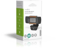 Internetinė kamera Nedis Kamerka internetowa Full HD 30 fps juoda