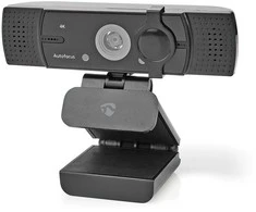 Internetinė kamera Nedis Kamerka internetowa Full HD 60fps / 4K 30fps juoda