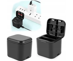 Kameros įkroviklis Puluz USB įkroviklis 2x įkraunamam akumuliatoriui, skirtas Insta360 Insta 360 Ace Pro / Ace / Pu968b