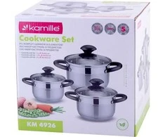 Kamille 6 dalių puodų rinkinys Kamille KM-4926