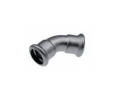 KAN-therm alkūnė 45° PRESS INOX 54mm - 6190107
