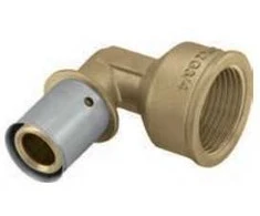 KAN-therm 90° alkūnė su presavimo žiedu GW 1" 25mm - K-080172