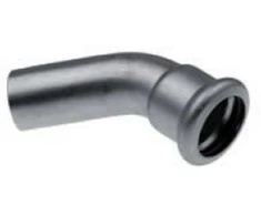 KAN-therm Presuota nipelio alkūnė 45° 15mm neoksinis plienas - 6190118