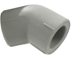 KAN-therm PP alkūnė 90mm 45 laipsnių 04104390