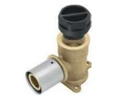 KAN-therm Press žalvarinis čiaupo jungtis su antgaliais 16x2/G1/2" K-905022