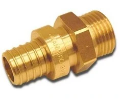 KAN-therm PUSH 32x4,4 G1 "jungtis su apykakle, išorinis žalvarinis sriegis - 9019.030