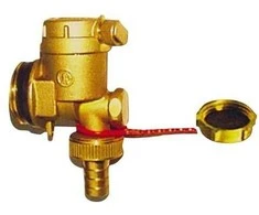 KAN-therm Tee su automatine oro išleidimo anga ir G1 - R5541 išleidimo vožtuvu