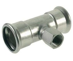 KAN-therm marškinėliai su GW 28x28mm x 1/2" inox - 6198599