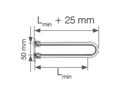 KAN-therm žalvarinė alkūnė Push 14x2 su variniu vamzdžiu 15mm su laikikliu, kombinuota 9014.460