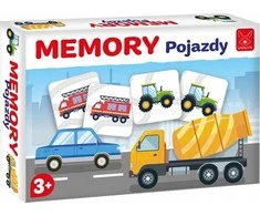 Dėlionė Kangur Gry Memory Pojazdy 40629