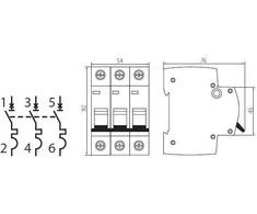 Kanlux 3P C 20A AC (23150)