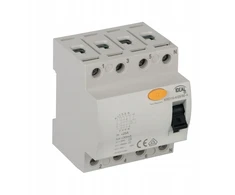 Kanlux 4P 25A 0,03A diferencialinis automatinis jungiklis, AC tipas KRD10-4/25/30-A VDE 38738