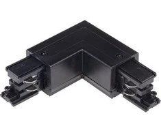 Kanlux TEAR bėgių sistemos kampinės jungties elementai TEAR N CON-L RL-B juodas 33243