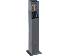 Pastatomas lauko šviestuvas KANLUX Laven, IP44, 1 x 27, max 10W, 13 x 13 x 50 cm