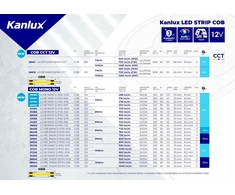 Kanlux LED juostelė 12V LCOB 3W/M 12 IP00-WW 288lm/m 3000K 5m ritinėlis 3 metų garantija 39160