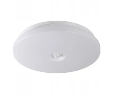 Kanlux LED lubinis šviestuvas su judesio jutikliu FOGLER E 24W NW apvalus Ø 38 1800lm 4000K neutrali spalva IP20 I klasė balta 18124