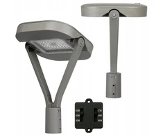 Kanlux LED parkavimo šviestuvas PARCOLI 30-50W CCT G 7250 lm (WW)/8000 lm (NW)/7500 lm (CW) IK08 IP66 ENEC klasė 5 metų garantija pilkas 36435