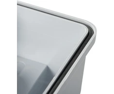 Kanlux Modulinė skirstomoji dėžutė plastikinė 3X12 viršutinio montavimo IP65 IK10 N+PE II klasė durelės pilkos permatomos KDB-IP65-S36T pilka (38455)
