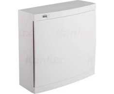Kanlux 23625 Modulinis skirstomasis skydas pagamintas iš plastiko 2x12, paviršinis IP30 IK07 N+PE II klasė baltos durys KDB-S24P balta 23625