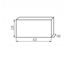 Kanlux Modulinis paskirstymo skydas, plastikinis 1x18, įleidžiamas, IP30 IK07 N+PE II klasės, baltos durys, KDB-F18P, baltas 23626