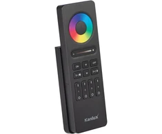 Kanlux Nuotolinis 4 RGBW/CCT-B LED juostų valdiklis RF 2.4GHz max 30m IP20 juodas 22135