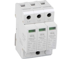 Kanlux 36315 Viršįtampių iškroviklis B+C Tipas 1+2 3P 25kA 1,5kV šlubavimas=8kA KSPD-T1T2 275/150 3P 36315