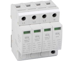 Kanlux 36317 Viršįtampių iškroviklis C tipas 2 3P+N 20kA 1,5kV KSPD-TT 275/160 3P+N 36317