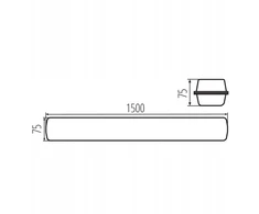 Kanlux OPR.HERMET.LED MAH PRO Y 52W 15R-NW