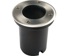 Lauko šviestuvas į grindinį KANLUX MORO N IG-2 IP67 IK08 GU10 max 20W chromo sp ø11x12,5cm