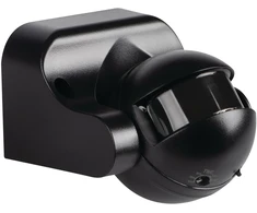 Kanlux PIR judesio jutiklis ALER JQ-30-B/B 1200VA max 10m 160/20 laipsnių IP44 II klasės sieninis juodas 23458