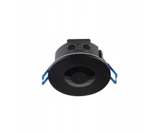 Kanlux PIR judesio jutiklis MERGE-WT-O-B/B 1200VA Ø7.6 max 8m 360 laipsnių IP65/20 II klasės lubinis, juodas, F5ADC