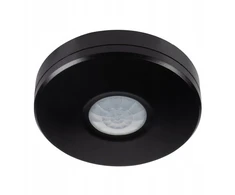 Kanlux PIR judesio jutiklis ZONA MINI WT-B 2000VA Ø11 max 8m 360 laipsnių IP65/20 II klasės lubos, juodos 37377