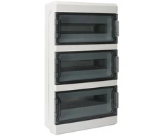Kanlux Modulinė virštinkinė skirstomoji spintelė KDB-IP65-S39T MK2 3x13P IP65 IK08 II klasė pilka (90127)
