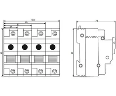 Kanlux Saugiklis 63A KSF02 -63-3P (23343)