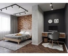 Kanlux Vienfazė šyna TEAR 1F 2M-B 2m juoda (45888)
