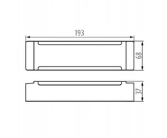 Kanlux TRETO pastovios įtampos maitinimo šaltinis IP67 12V 200W max 16600mA max 1.3A baltas 39520