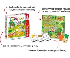 Edgard Kapitan Nauka Kapitono mokslo logopedinis žaidimas „Miško kamuolys GR0517“