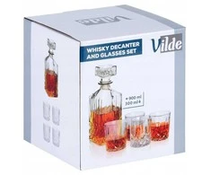 Stiklinis grafinas su keturiomis stiklinėmis Vilde 900 ml + 4x300 ml