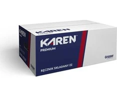 Karen Premium - Popierinis rankšluostis, ZZ sulankstytas, 2 sluoksnių, celiuliozė - 3200 lapų