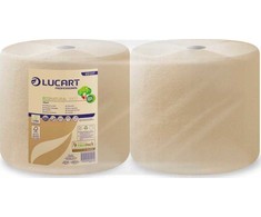 Karen Lucart EcoNatural* 3.800 - Valymo ritinėlis, 3 sluoksniai, 200 m, Fiberpack celiuliozė - 2 ritinėliai