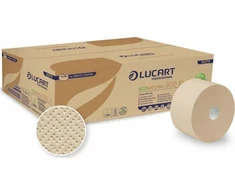Karen Lucart EcoNatural* 900 ID - Tualetinis popierius, 2 sluoksnių, 202 m, celiuliozės pluošto pakuotė, 12 ritinėlių