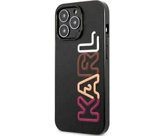 Apple iPhone 13 Pro Karl Lagerfeld dėklas Multirožinės spalvos Brand juodos spalvos