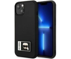 Apple iPhone 13 Karl Lagerfeld dėklas Ikonik Patch juodos spalvos