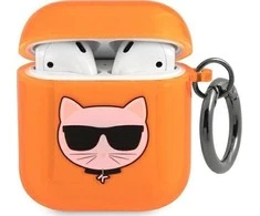 Karl Lagerfeld AIRPODS PRO KLA3UCHFO SILICONE COVER Oranžinis