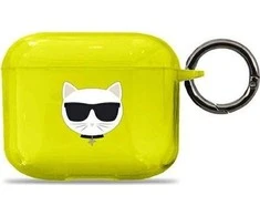 Karl Lagerfeld AIRPODS PRO KLA3UCHFY SILICONE COVER Geltonas