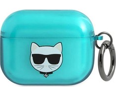 Karl Lagerfeld Choupette AirPods Pro dėklas - Mėlyna