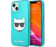 Karl Lagerfeld KIETAS DĖKLAS KLHCP13SCHTRB IPHONE 13 MINI BLIZGANTIS CHOUPETTE FUN Mėlynas