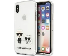 Apple iPhone XS Max Karl Lagerfeld dėklas Karl&amp;Choupette (KLHCI65CKTR) skaidrus