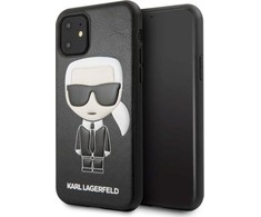 Dėklas Karl Lagerfeld KLHCN61IKPUBK iPhone 11 6,1 "/XRhardcase juoda/juodasis Ikonic Karl Fullbody